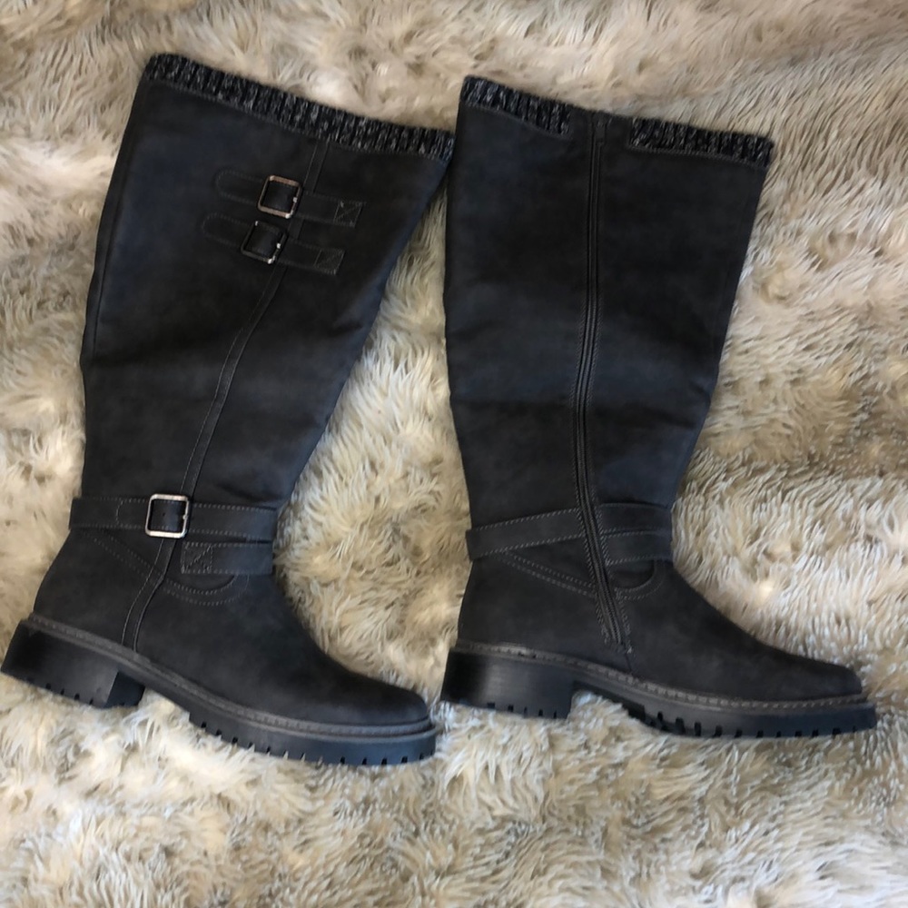 JustFab Gray Boots